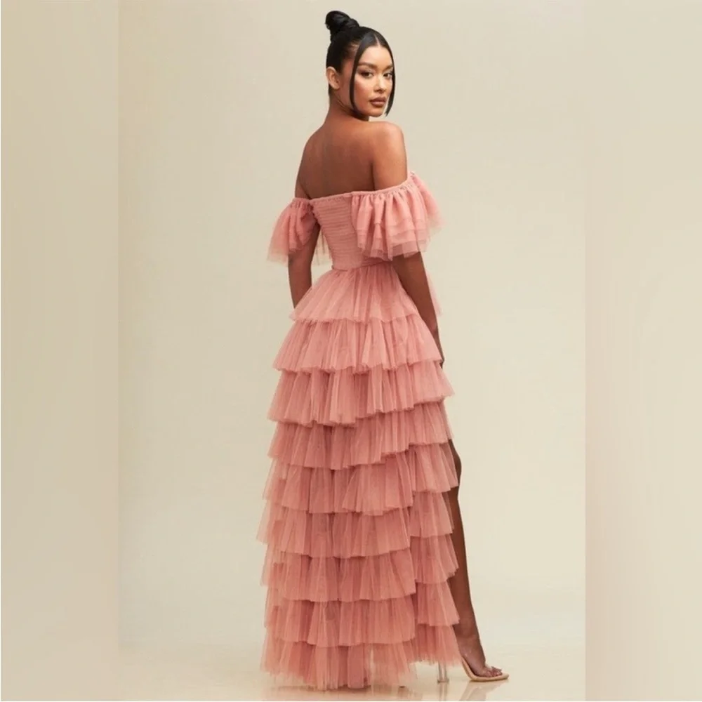 Fantasy Ruffle Maxi Dress - Picture 1 of 4